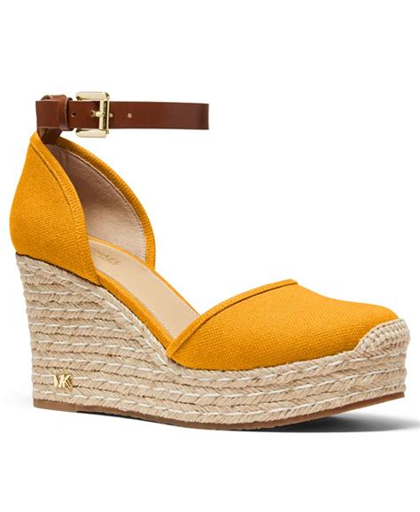 michael michael kors kendrick wedge espadrilles|kendrick leather slip on espadrille.